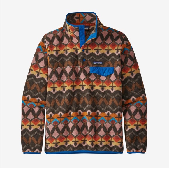 Patagonia Sweaters - Patagonia Anthos Pink Lightweight Synchilla Snap-T Fleece Pullover